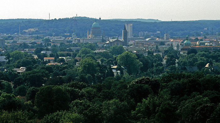 Potsdam Blick vom Belvedere auf dem Pfingstberg: Stadtzentrum