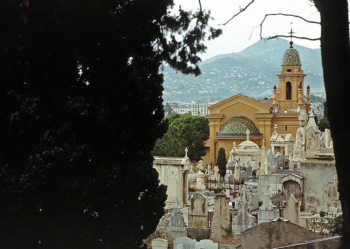 Katholischer Friedhof auf Schlosshügel Nizza
