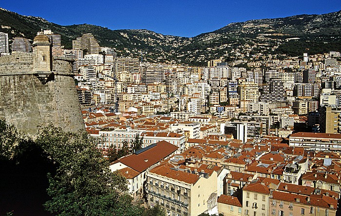 Blick vom Schlosshügel Monaco