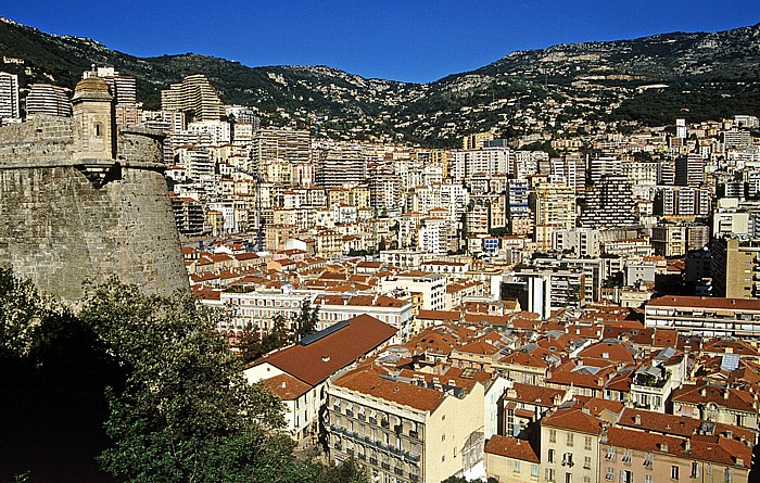 Blick vom Schlosshügel Monaco