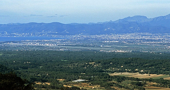 Badia de Palma und Palma de Mallorca Puig de Randa