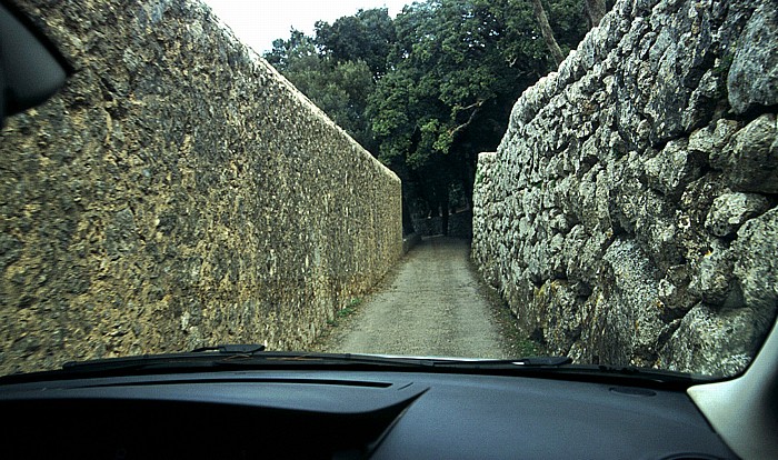 Serra de Tramuntana Zufahrt zur Ermita de Trinitat