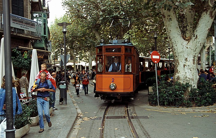 Plaça Constitució: Straßenbahn nach Port de Sóller