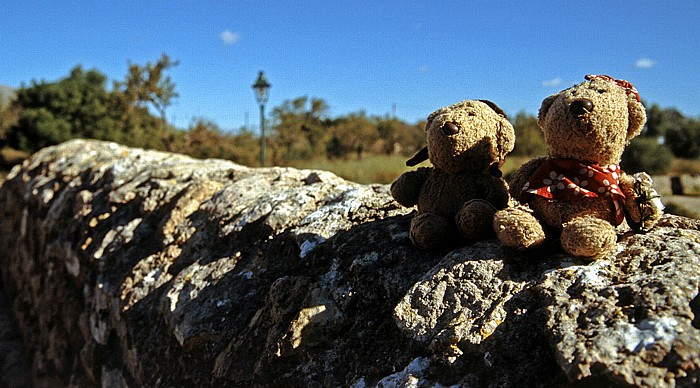 Pollença Römerbrücke: Teddy und Teddine Pont Roma