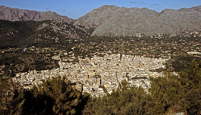 Puig de Santa Maria Blick vom Gipfel: Pollença