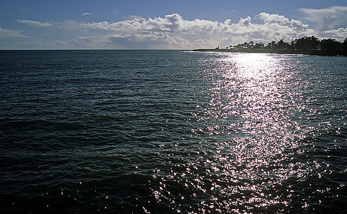Blick von der Pier: Pazifischer Ozean Santa Cruz