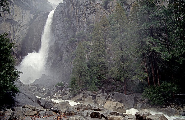 Lower Yosemite Falls Yosemite Valley