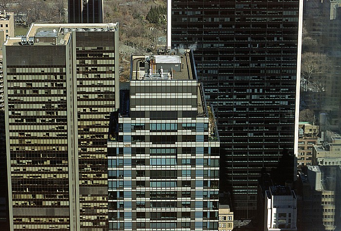 New York City Blick vom Rockefeller Center Top Of The Rock Manhattan Midtown