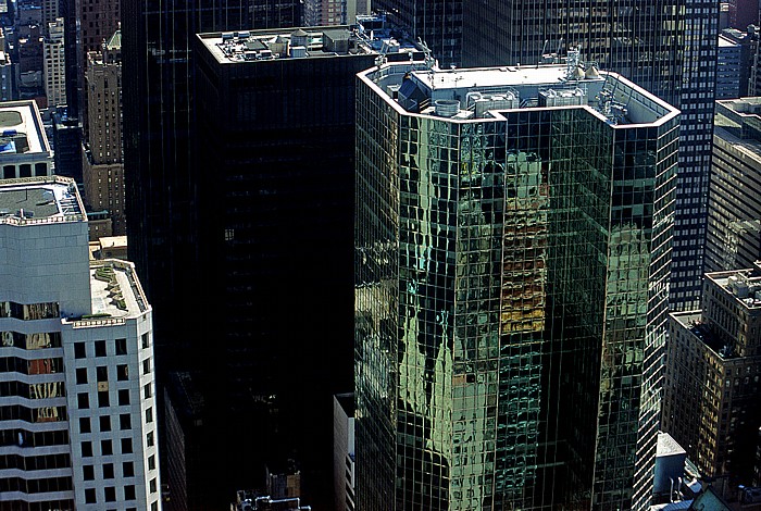 New York City Blick vom Rockefeller Center Top Of The Rock Manhattan Midtown