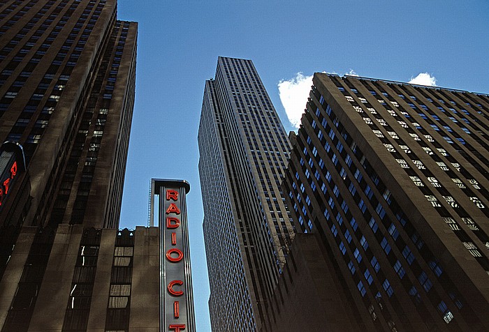 New York City Rockefeller Center Radio City Music Hall