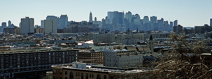 Jersey City Blick auf New York (Manhattan Downtown)