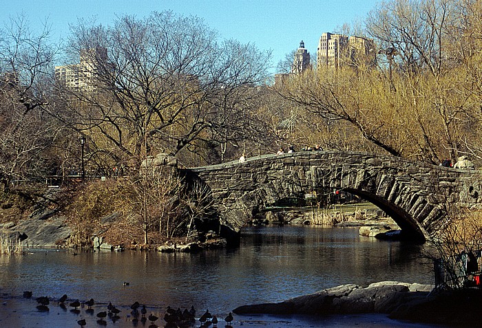 Central Park: Gapstow Bridge am Nordostende von The Pond New York City