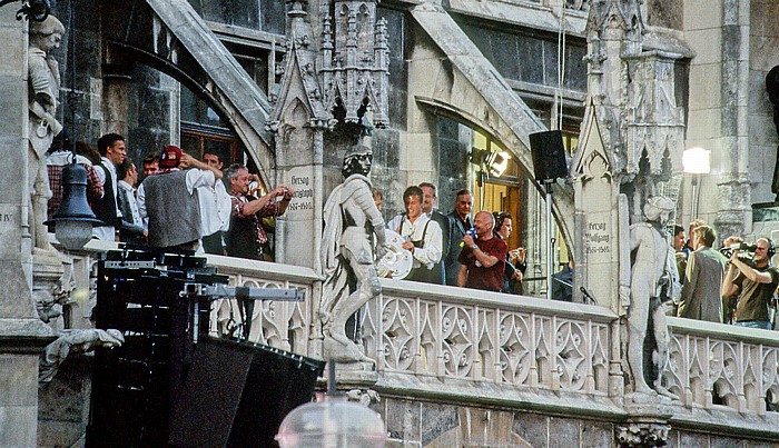Marienplatz: Meisterschaftsfeier des FC Bayern München Neues Rathaus