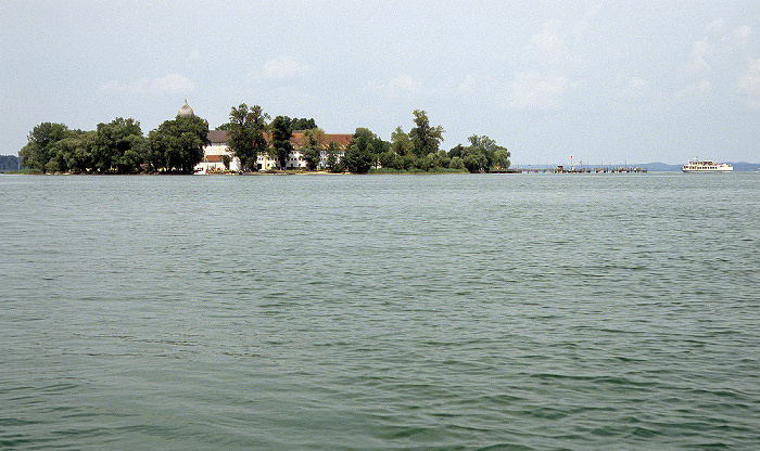 Chiemsee Fraueninsel (Frauenchiemsee) mit Kloster Frauenwörth