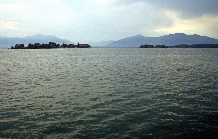 Fraueninsel (Frauenchiemsee) und Krautinsel Chiemsee