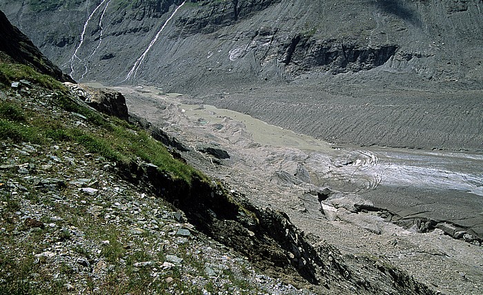 Franz-Josefs-Höhe Moränen unterhalb der Pasterze
