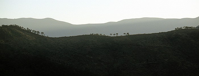 Blick vom Campingplatz Lukwe Eco Camp Livingstonia