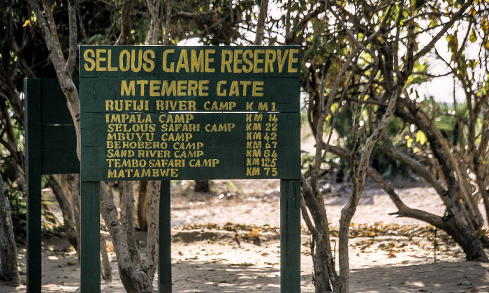 Mtemere Gate Selous Wildreservat