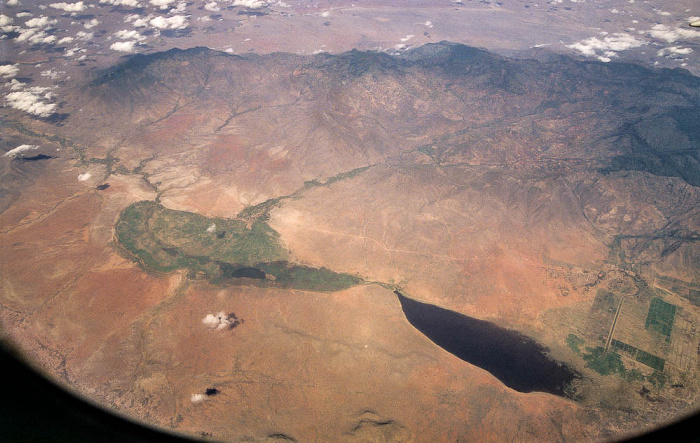 Tansania Lake Kalimawe South Pare Mountains Luftbild aerial photo