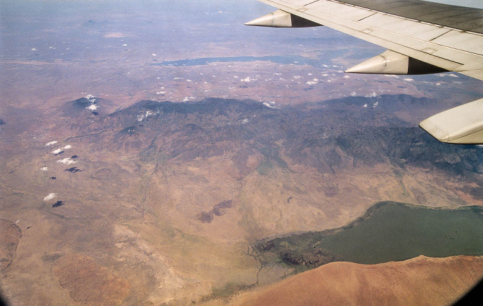 Tansania North Pare Mountains Nyumba ya Mungu Reservoir Luftbild aerial photo