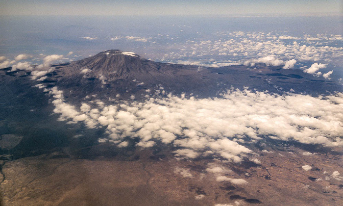 Tansania Kilimandscharo Luftbild aerial photo