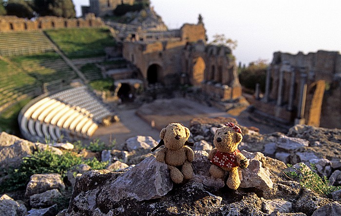 Taormina Griechisch-römisches Theater: Teddy, Teddine
