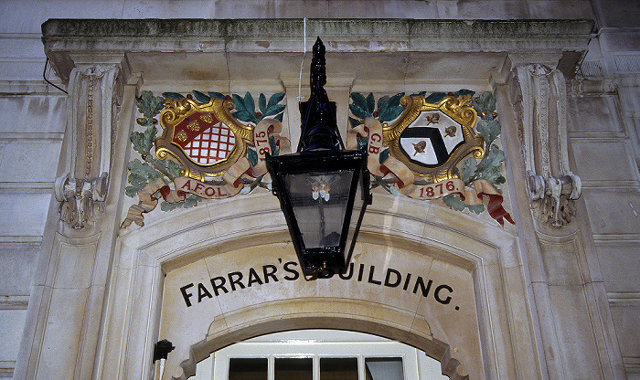 City of London: The Temple - Farrar's Building London