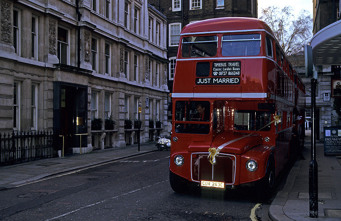 City of London: The Temple - Doppeldeckerbus London