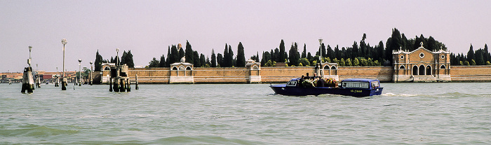 Lagune von Venedig mit der Isola di San Michele