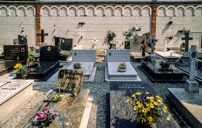 Venedig Isola di San Michele: Friedhof (Cimitero di San Michele) - Urnengräber