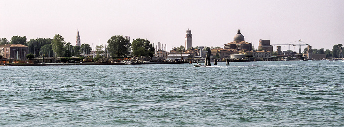 Vaporetto Burano - Lido: Lagune von Venedig mit dem Canale di San Nicolò Venedig