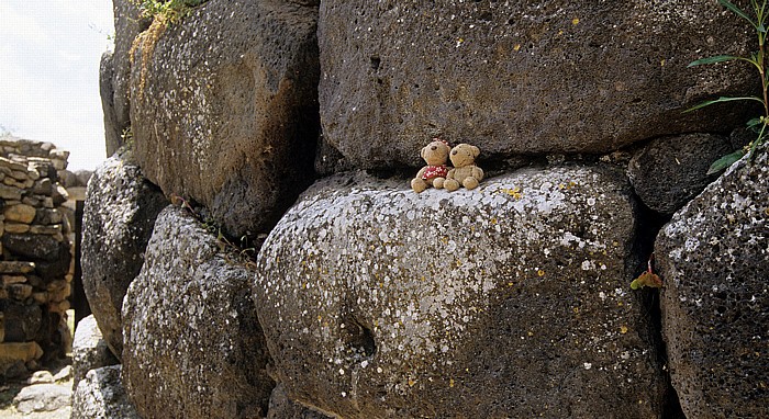 Barumini Nuraghe Su Nuraxi: Teddine und Teddy