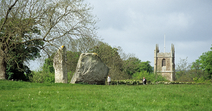 Avebury Innerer kleiner Nordkreis Dorfkirche