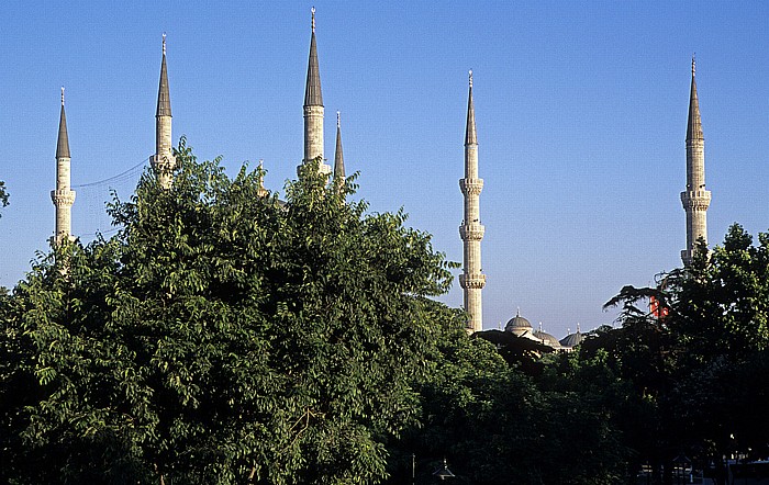 Blaue Moschee: Minarette Istanbul