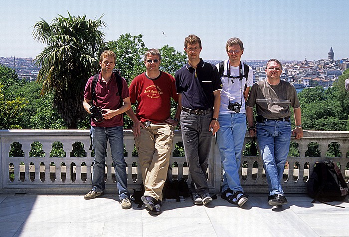 Topkapi-Palast: Ralph, Jürgen, Jörg, Boris, Uwe Istanbul