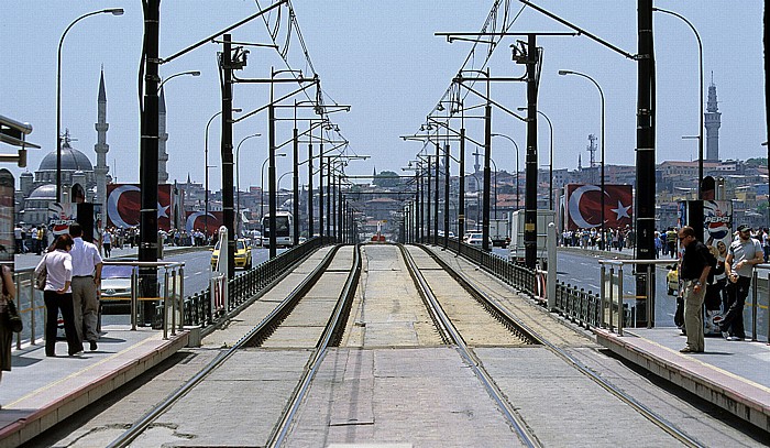 Istanbul Galata-Brücke Galatabrücke Neue Moschee