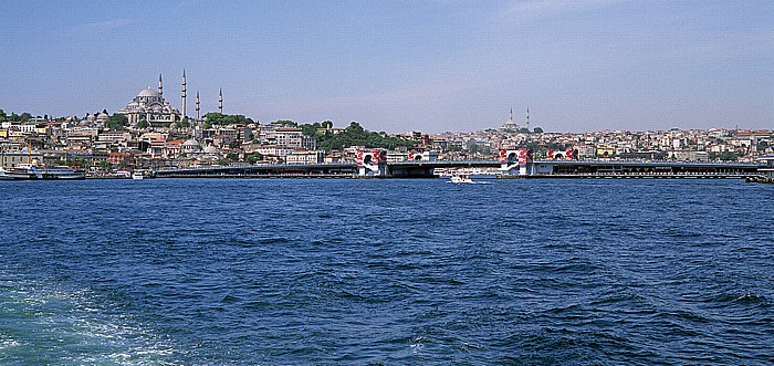 Istanbul Goldenes Horn: Sultanahmet-Moschee, Galata-Brücke Galatabrücke