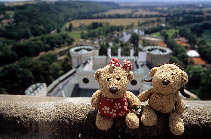 Hluboka nad Vltavou Schloss Hluboká: Schlossturm: Teddine, Teddy
