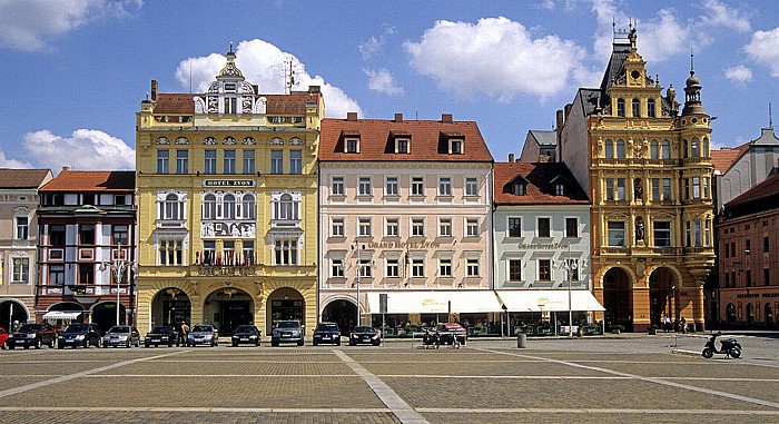 Marktplatz: Hotel Zvon Budweis