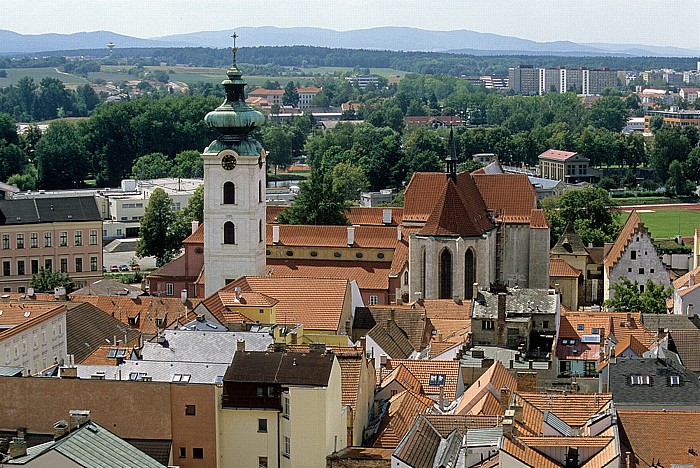 Budweis Blick vom Schwarzen Turm Schwarzer Turm