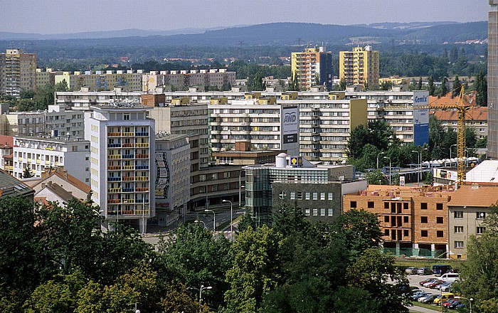 Blick vom Schwarzen Turm Budweis