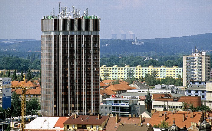 Blick vom Schwarzen Turm Budweis