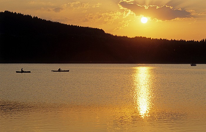 Lipno-Stausee Sonnenuntergang