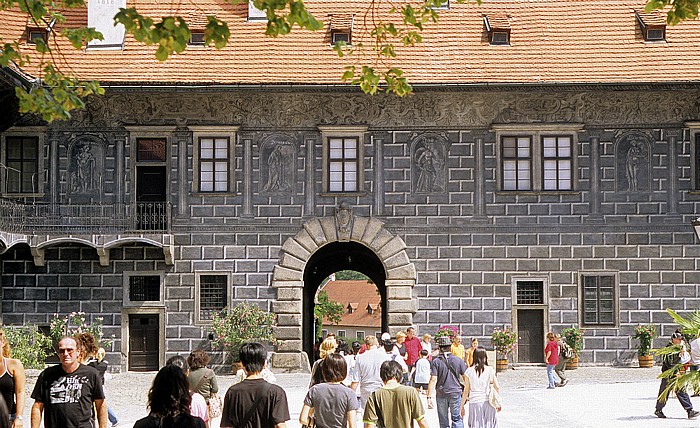 Schloss: Zweiter Schlosshof Krumau an der Moldau