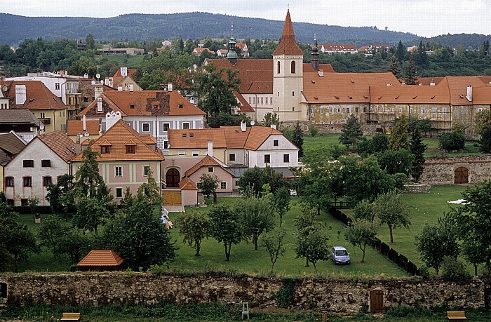Kloster des Ritterordens der Kreuzherren mit dem roten Stern Krumau an der Moldau