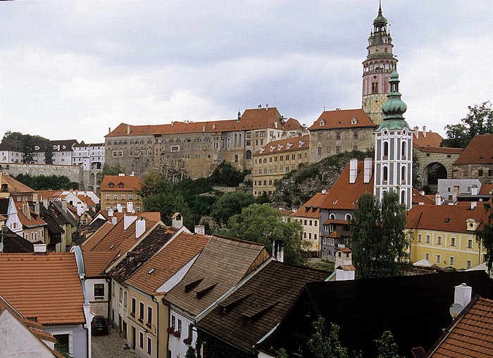 Krumau an der Moldau Altstadt Schloss Schlossturm