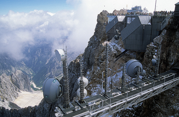 Zugspitze (A) Gipfel: Gipfelstation der Eibseeseilbahn