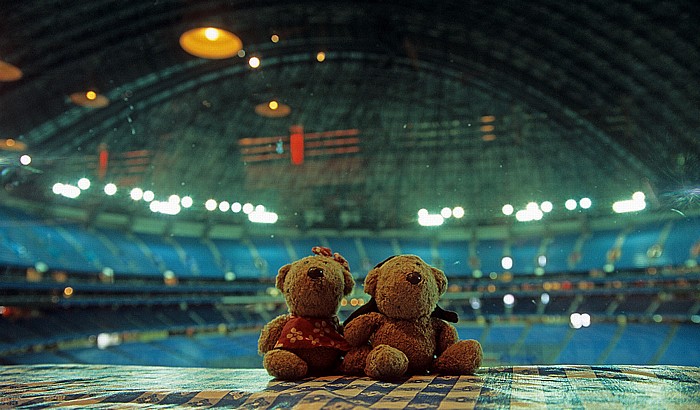 Toronto SkyDome (Rogers Centre): Teddine und Teddy im Hard Rock Cafe