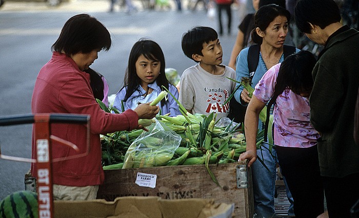 Toronto Chinatown: Straßenverkäufer