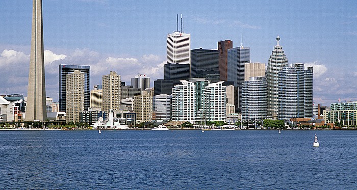 Toronto Inner Harbour, Harbourfront Centre, Financial District CN Tower Simcoe Place